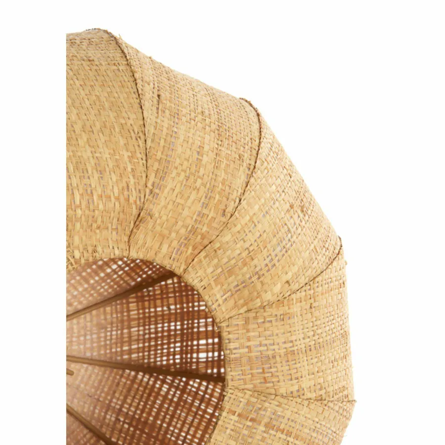 Light en Living Kap Ø50x21 cm RAFIKA raffia naturel New
