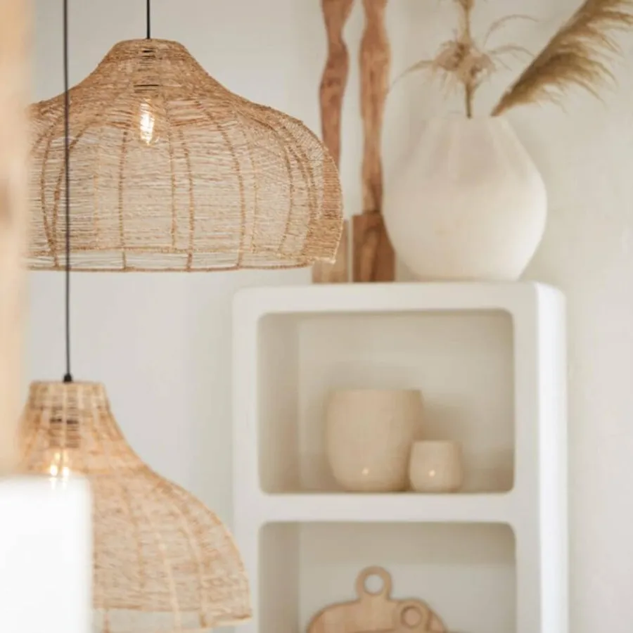 Light en Living Kap Ø60x34 cm TONODA jute naturel (excl pendel) Online