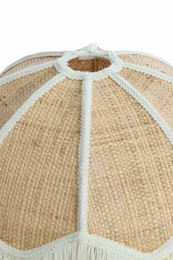 Light en Living Kap Ø35x26 cm MALACIA raffia naturel+crème Sale