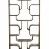 Light en Living Kast open 100x30x200 cm LABARE grijs-donker bruin Hot