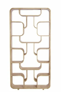 Light en Living Kast open 100x30x200 cm LABARE mat naturel Online