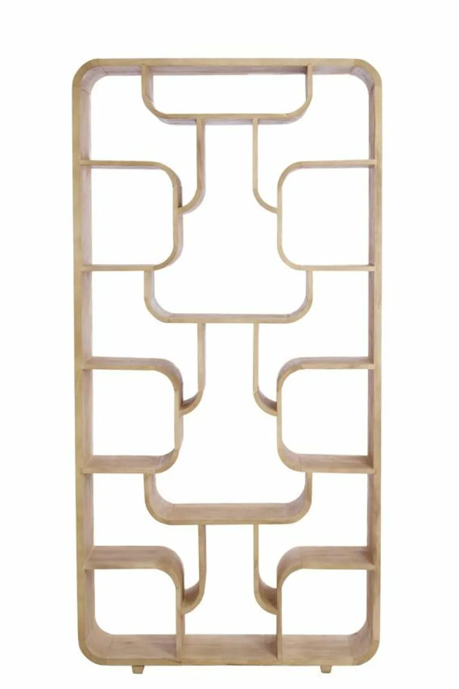 Light en Living Kast open 100x30x200 cm LABARE mat naturel Online