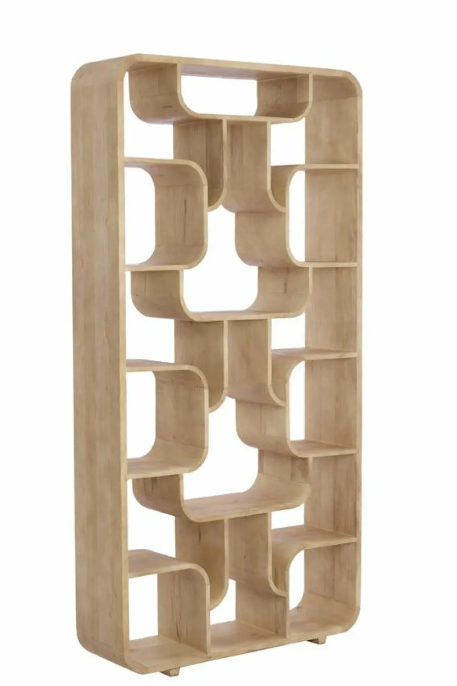 Light en Living Kast open 100x30x200 cm LABARE mat naturel Online