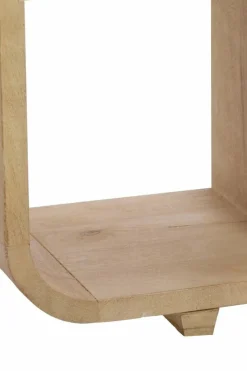 Light en Living Kast open 100x30x200 cm LABARE mat naturel Online