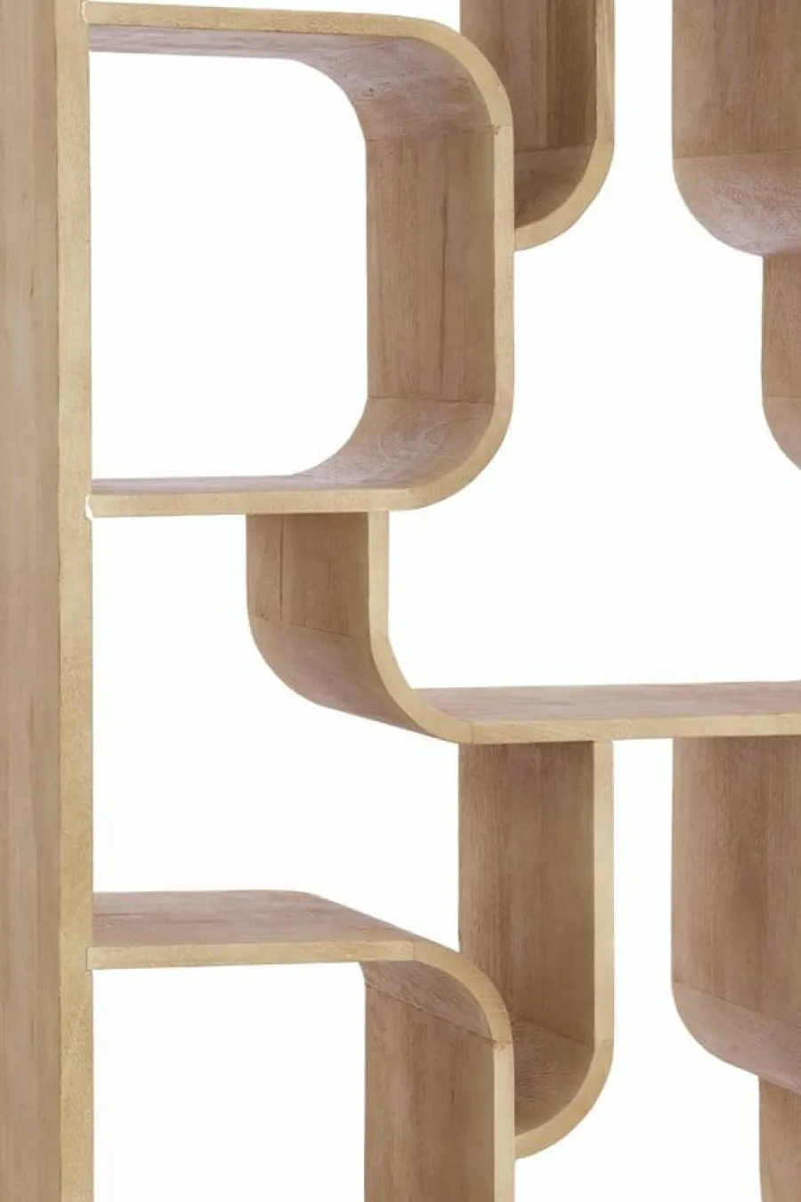 Light en Living Kast open 100x30x200 cm LABARE mat naturel Online
