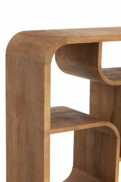 Light en Living Kast open 100x30x200 cm LABARE licht bruin New