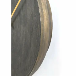 Light en Living Klok Ø56 cm VETI mango hout donker bruin+goud Online