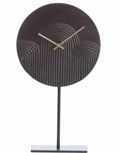 Light en Living Klok op voet 26x7x40 cm GWENNA bruin Sale