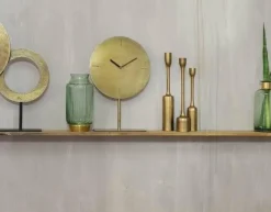 Light en Living Klok op voet Ø30x45 cm WAIWO antiek brons Best