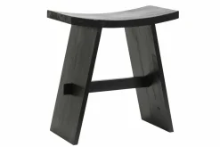 Light en Living Kruk 47x24x50 cm NIEKE zwart Online