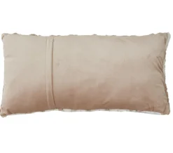 Light en Living Kussen 60x30 cm MABLY velvet crème-bruin Clearance