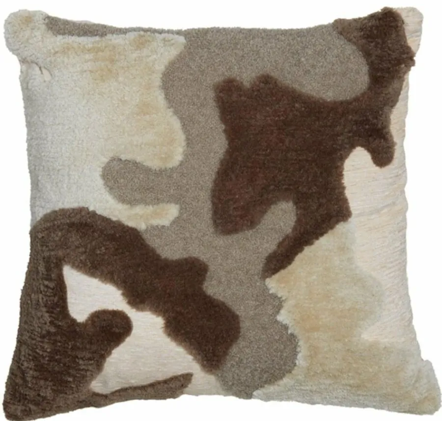 Light en Living Kussen 45x45 cm CETUNO crème+donker bruin Best
