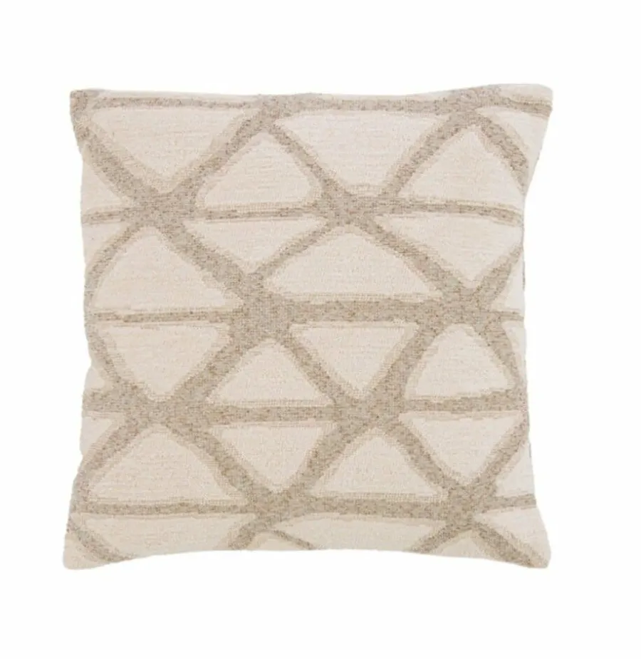 Light en Living Kussen 45x45 cm MUNCIE zand+crème Discount