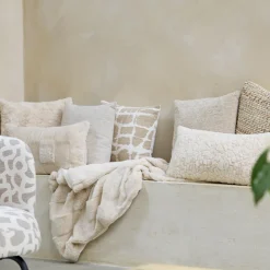 Light en Living Kussen 45x45 cm MORELLA beige
