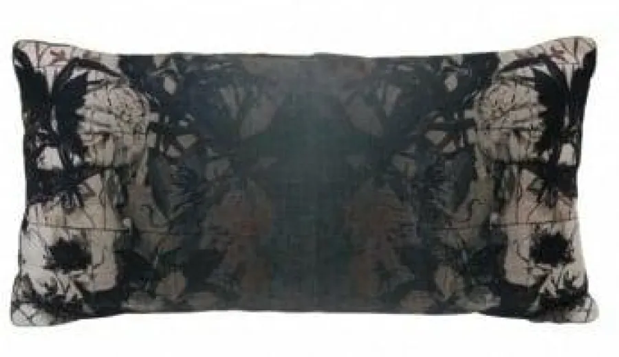 Light en Living Kussen 60x30 cm RORSCHACH velvet groen dessin Discount