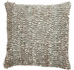 Light en Living Kussen 45x45 cm MEZOKI bouclé bruin Discount