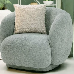 Light en Living Kussen 45x45 cm HUMADA bouclé naturel Hot