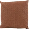 Light en Living Kussen 43x43 cm COURO cognac