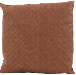 Light en Living Kussen 43x43 cm COURO cognac