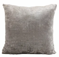 Light en Living Kussen 45x45 cm BOCANDA - zilver of taupe New