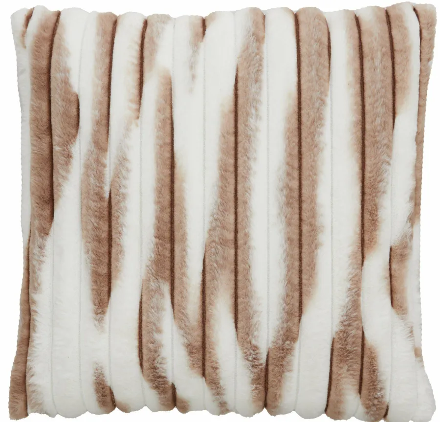 Light en Living Kussen 45x45 cm MABLY velvet crème-bruin New
