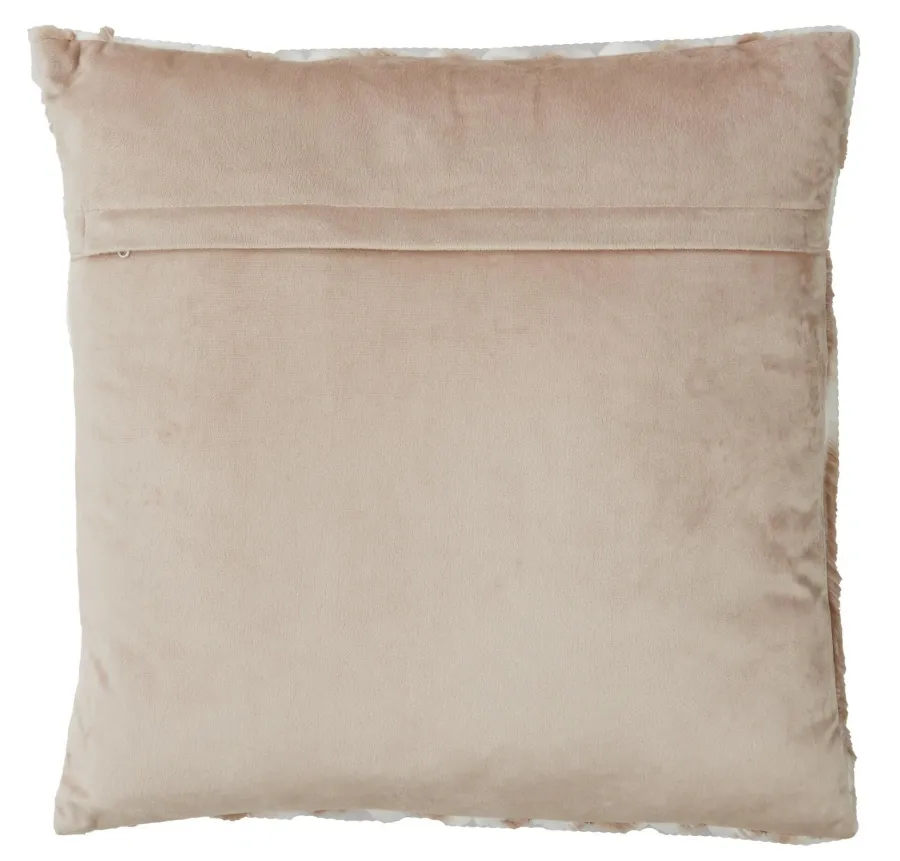 Light en Living Kussen 45x45 cm MABLY velvet crème-bruin New