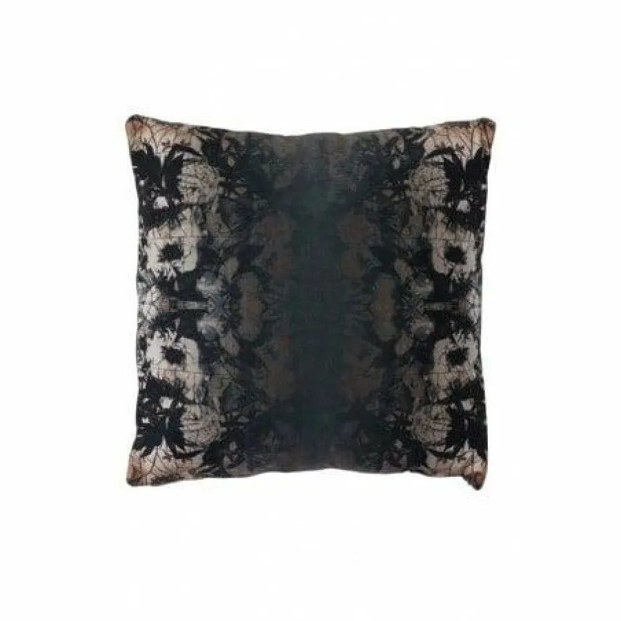 Light en Living Kussen 50x50 cm RORSCHACH velvet groen dessin