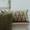 Light en Living Kussen 60x30 cm JEMBANA zand+olijf groen Online