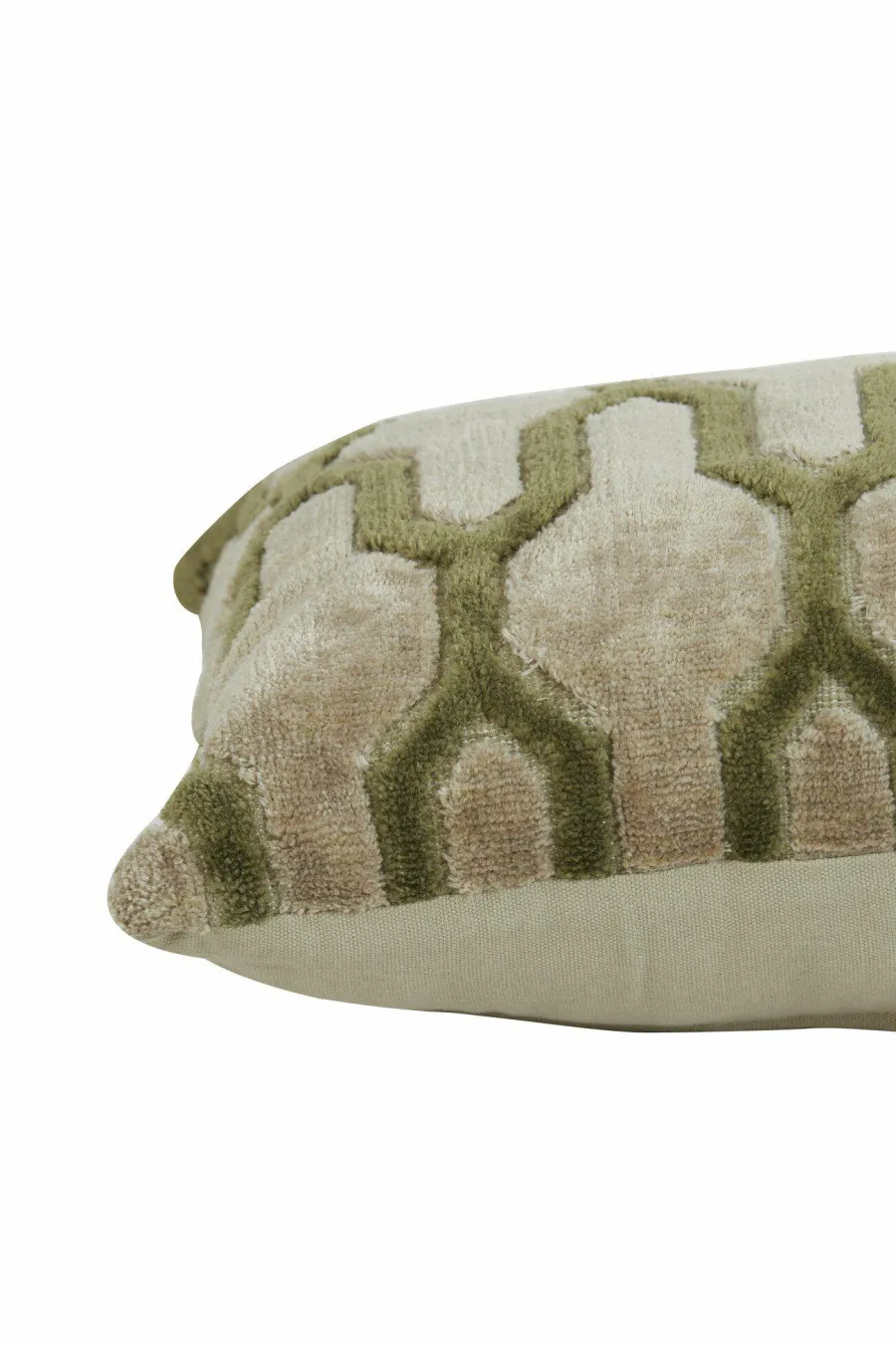 Light en Living Kussen 60x30 cm JEMBANA zand+olijf groen Online