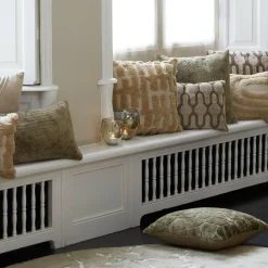 Light en Living Kussen 60x30 cm JEMBANA zand+olijf groen Online