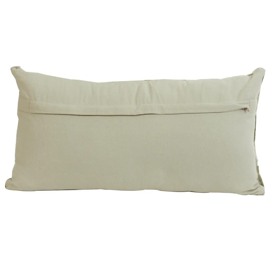 Light en Living Kussen 60x30 cm JEMBANA zand+olijf groen Online