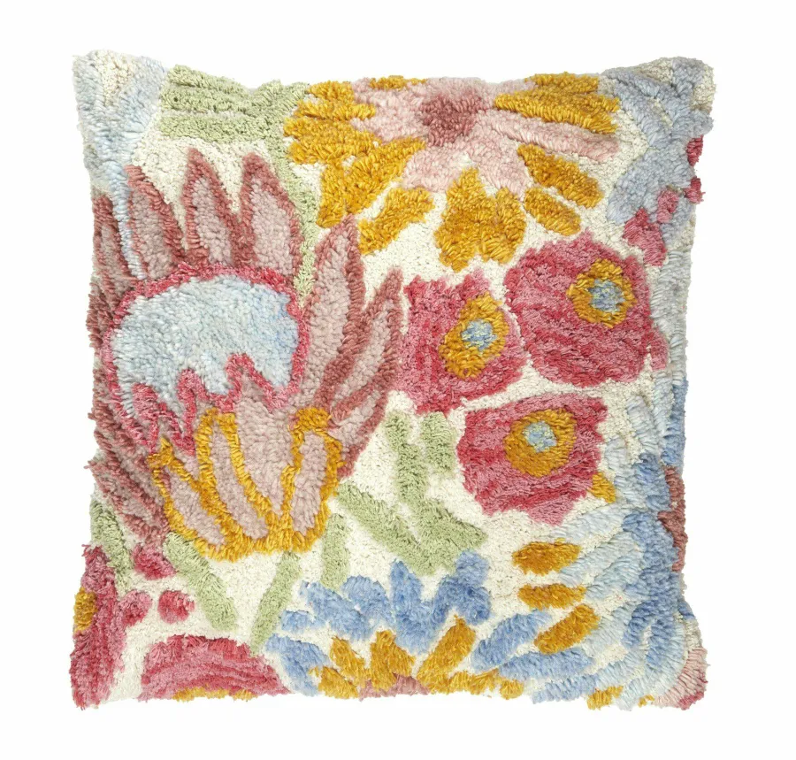Light en Living Kussen 45X45 Cm FARLOU Creme+Multi Hot