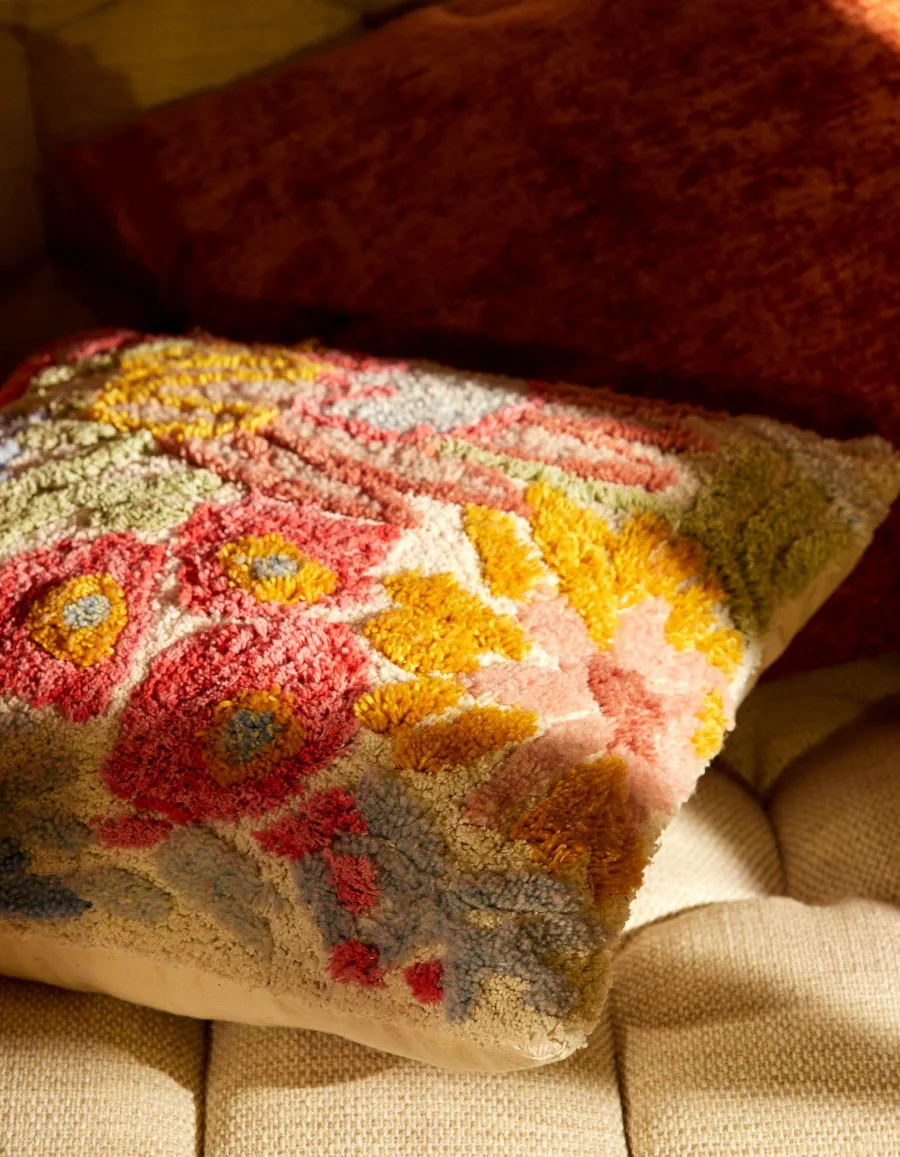 Light en Living Kussen 45X45 Cm FARLOU Creme+Multi Hot