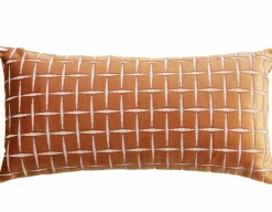 Light en Living Kussen 60x30 cm ROMAIN oranje-wit Best