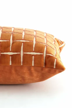 Light en Living Kussen 60x30 cm ROMAIN oranje-wit Best