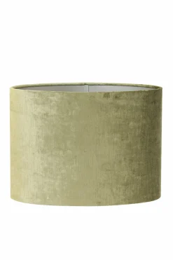 Light en Living Lampenkap ovaal recht smal GEMSTONE olive - diverse maten Online