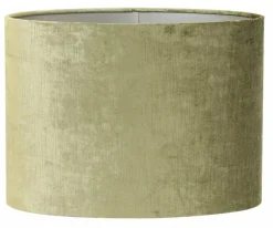 Light en Living Lampenkap ovaal recht smal GEMSTONE olive - diverse maten Online