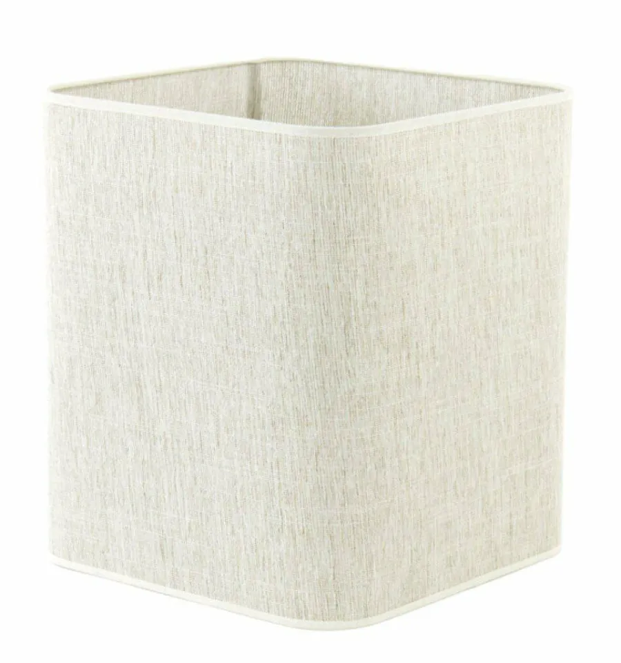 Light en Living Lampenkap vierkant rond hoog 30-30-35 cm BRESKA parel wit Best