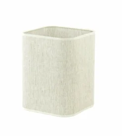 Light en Living Lampenkap vierkant rond hoog 20-20-26 cm BRESKA parel wit