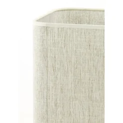 Light en Living Lampenkap vierkant rond hoog 20-20-26 cm BRESKA parel wit