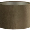 Light en Living Lampenkap cilinder LUBIS bruin - Diverse maten Best
