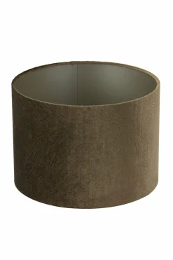 Light en Living Lampenkap cilinder LUBIS bruin - Diverse maten Best