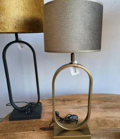 Light en Living Lampenkap cilinder VANDY olive 30-30-21 cm Discount