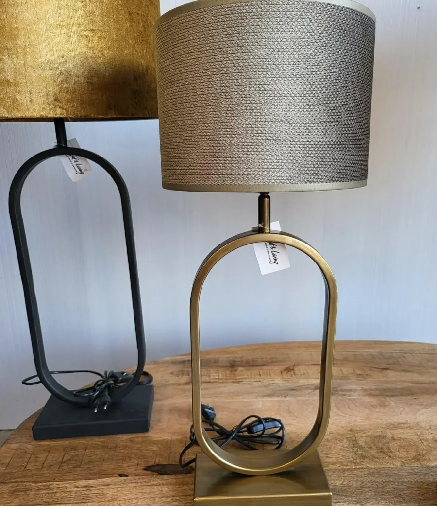 Light en Living Lampenkap cilinder VANDY olive 30-30-21 cm Discount