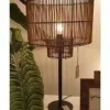 Light en Living Lampenkap RODGER bamboo Bruin Ø30x25 cm Discount