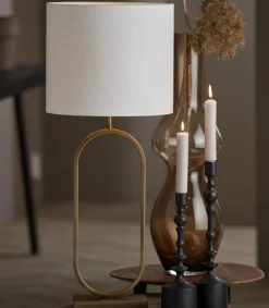Light en Living Lampenkap cilinder 35-35-30 cm LIVIGNO eiwit Outlet
