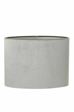 Light en Living Lampenkap ovaal recht smal ZINC taupe - diverse afmetingen New