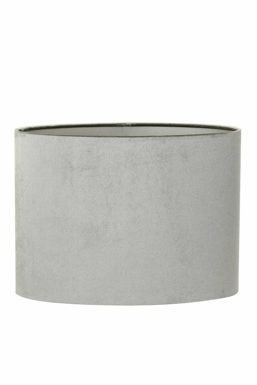 Light en Living Lampenkap ovaal recht smal ZINC taupe - diverse afmetingen New