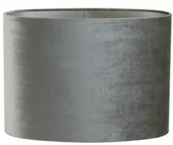 Light en Living Lampenkap ovaal recht smal ZINC taupe - diverse afmetingen New