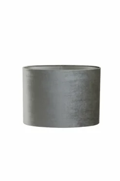 Light en Living Lampenkap ovaal recht smal ZINC taupe - diverse afmetingen New